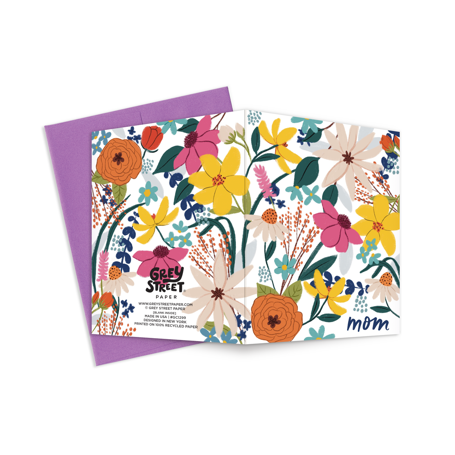 Floral Mom Mother's Day Greeting Card