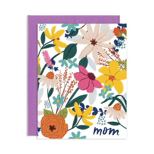 Floral Mom Mother's Day Greeting Card