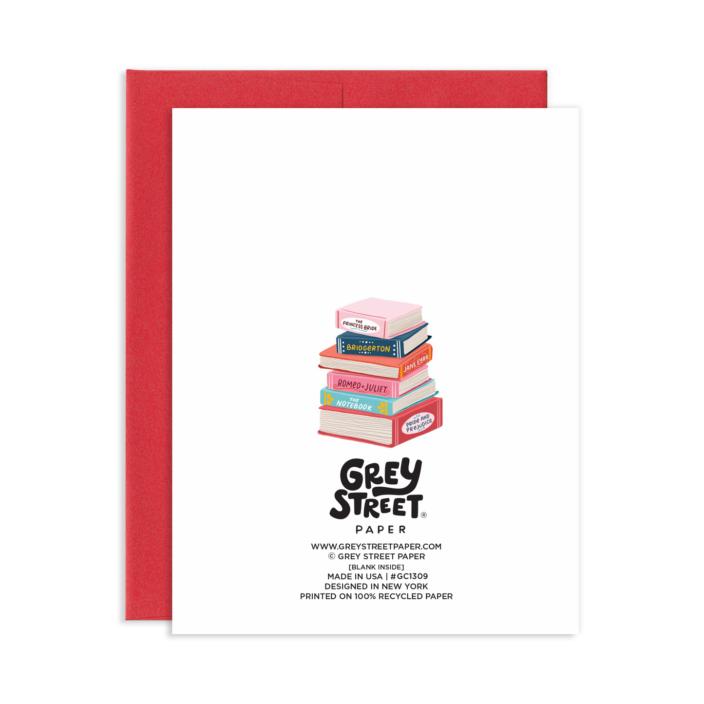 Books Love Story Greeting Card