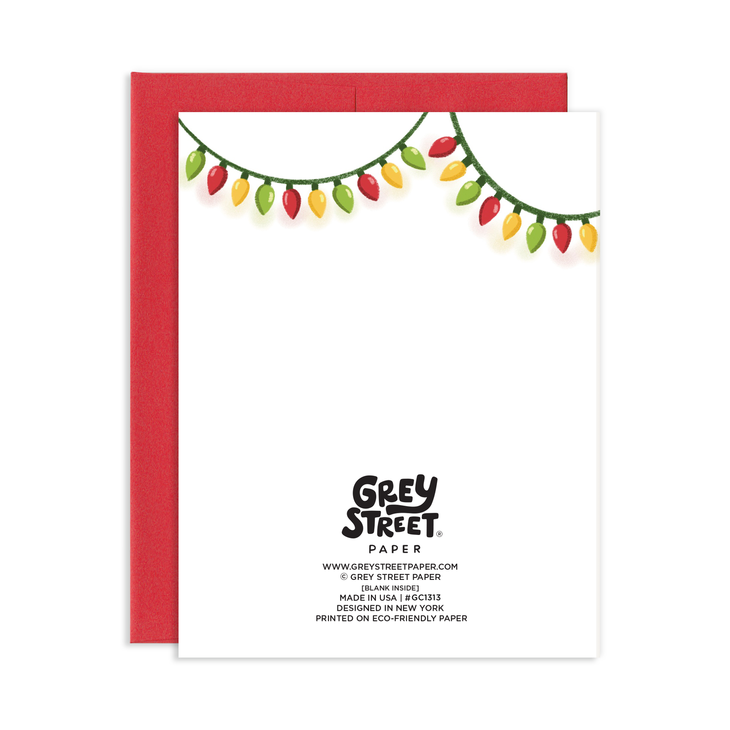 Christmas Opossum Greeting Card