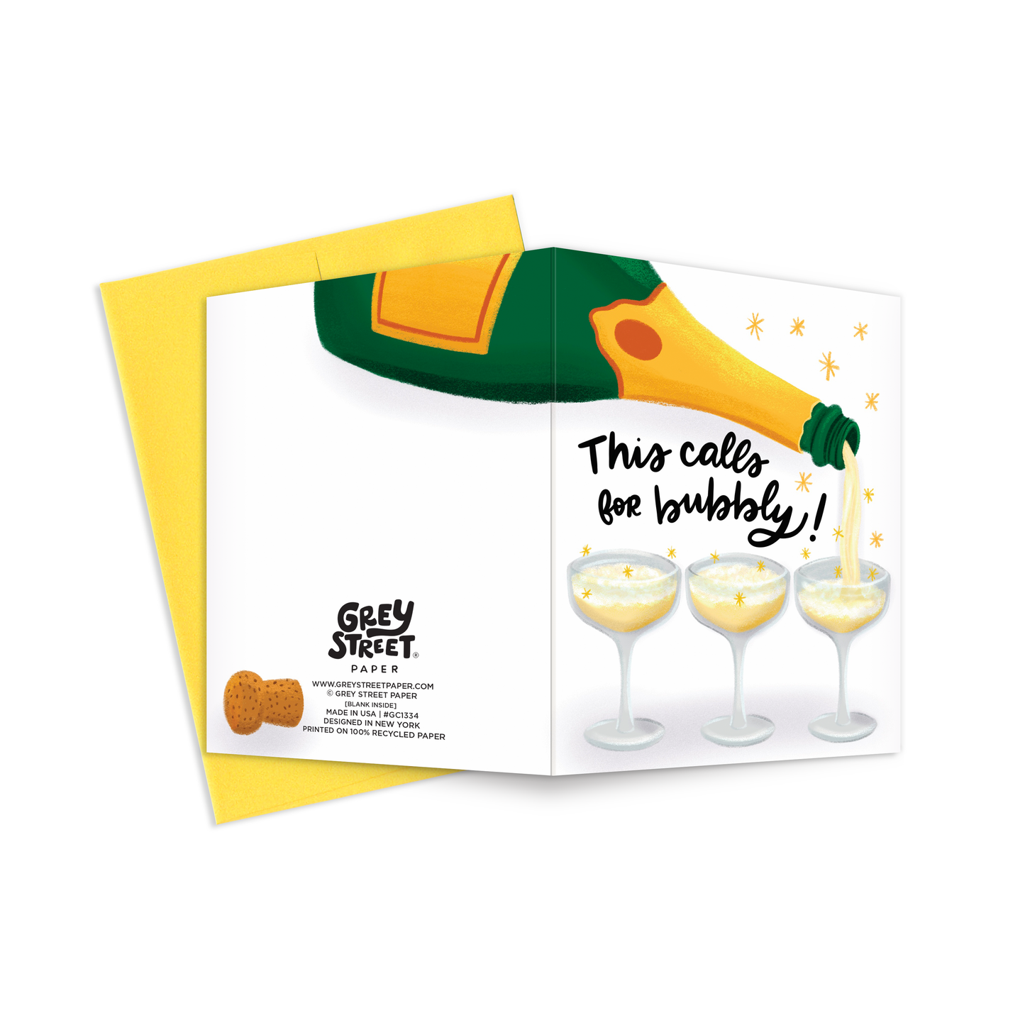 Bubbly Congratulations Greeting Card