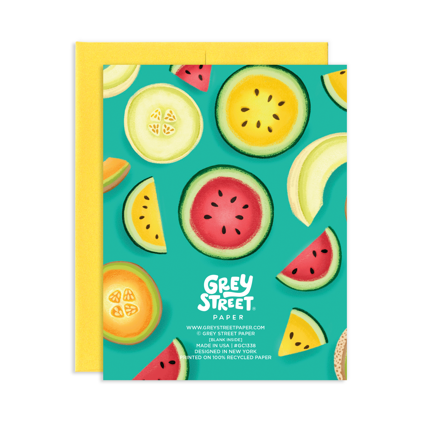 Thanks A Melon Thank You Greeting Card