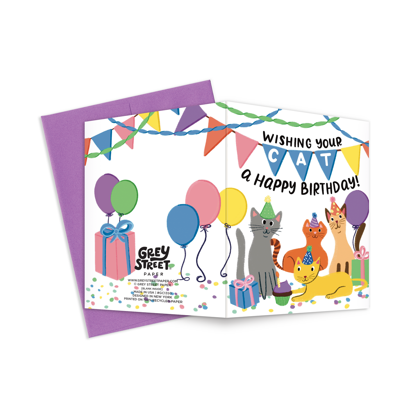 Your Cat's Birthday Greeting Card
