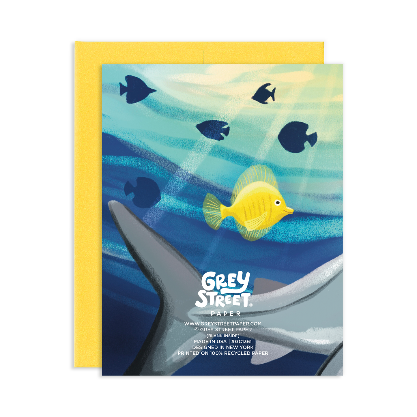 Shark Thank You Greeting Card