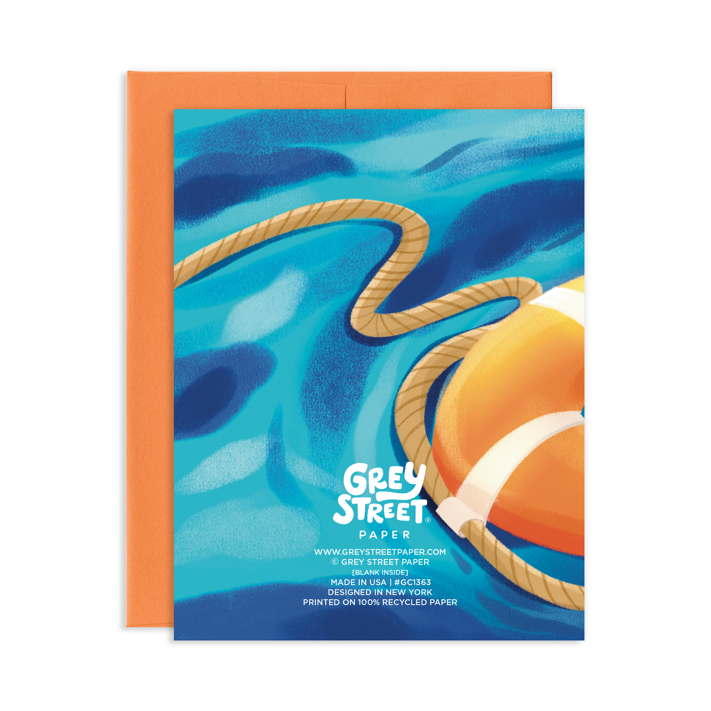 Life Saver Thank You Greeting Card