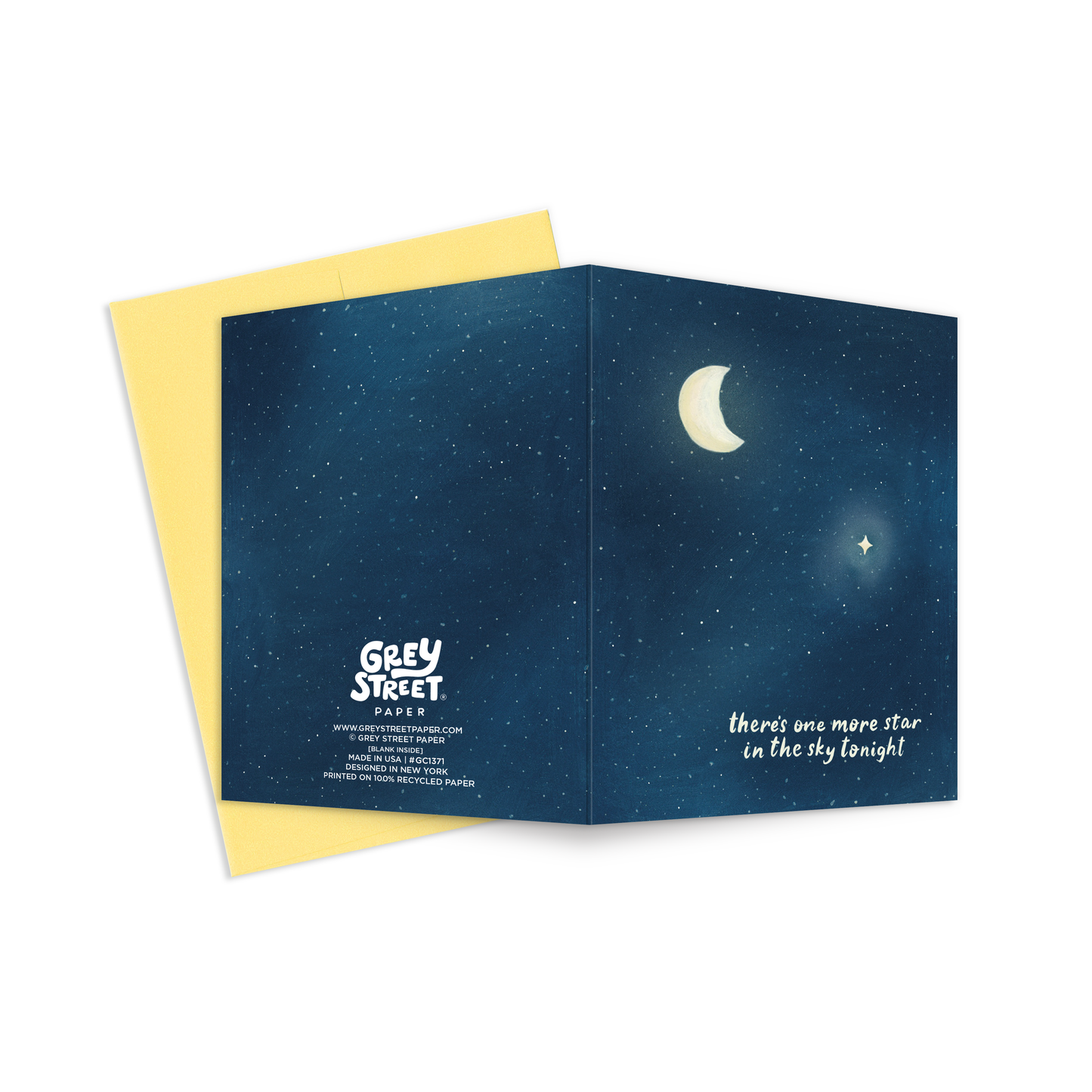 One More Star In The Sky Sympathy Greeting Card