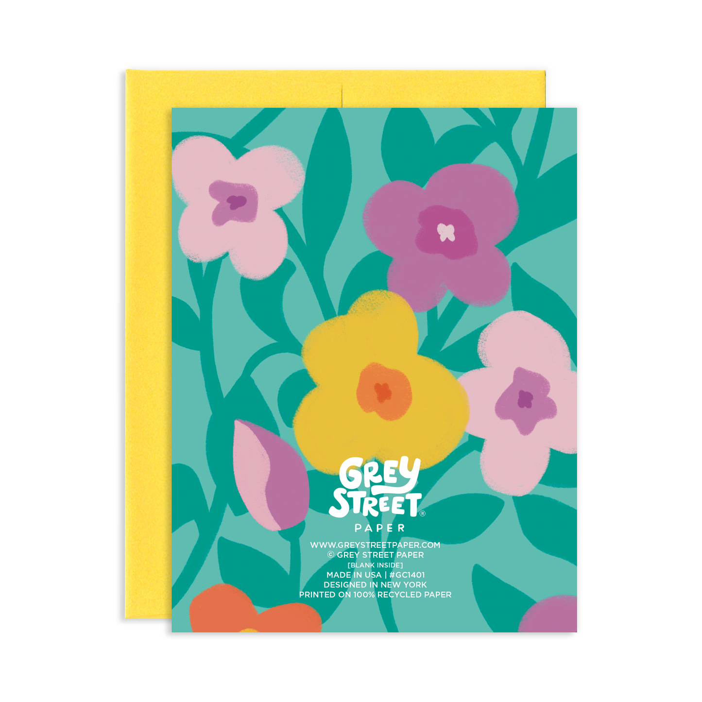 Floral Thank You Greeting Card