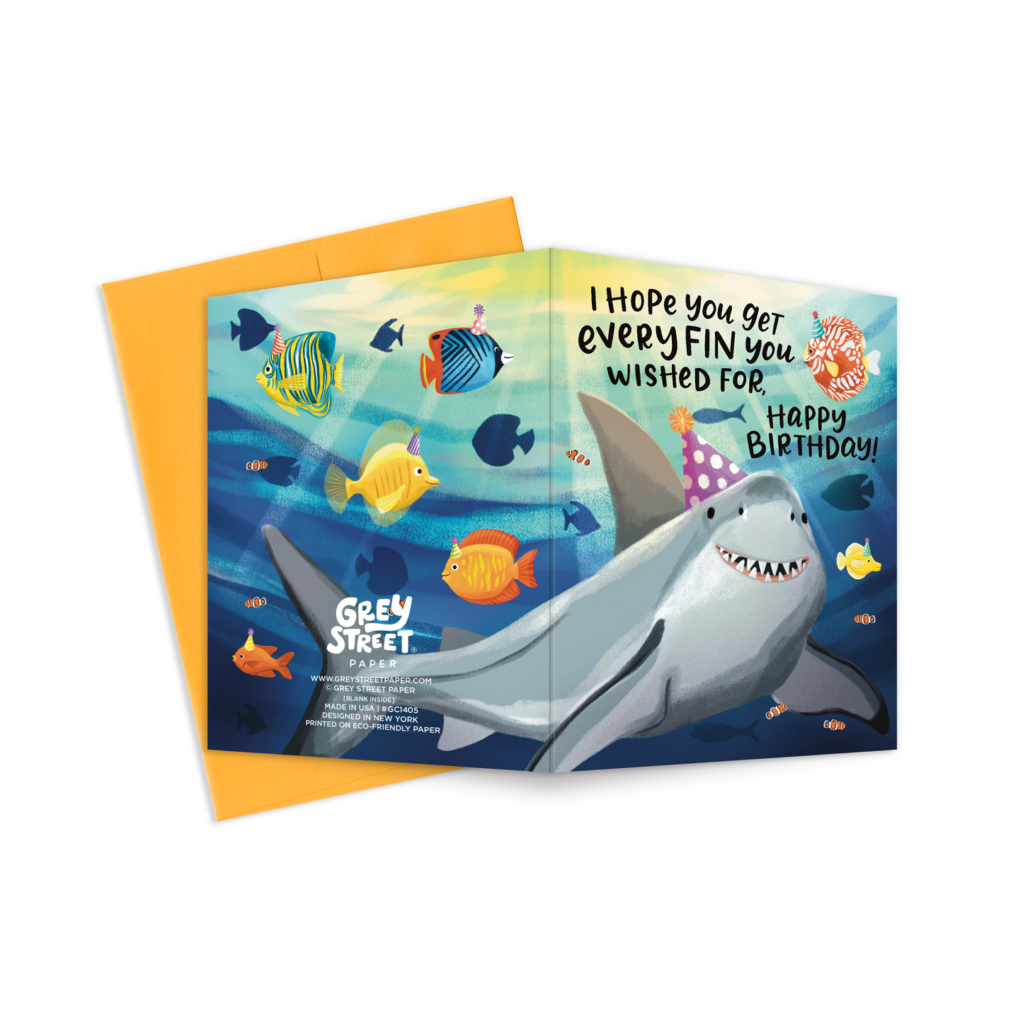 Everything You Wished For Shark Birthday Greeting Card