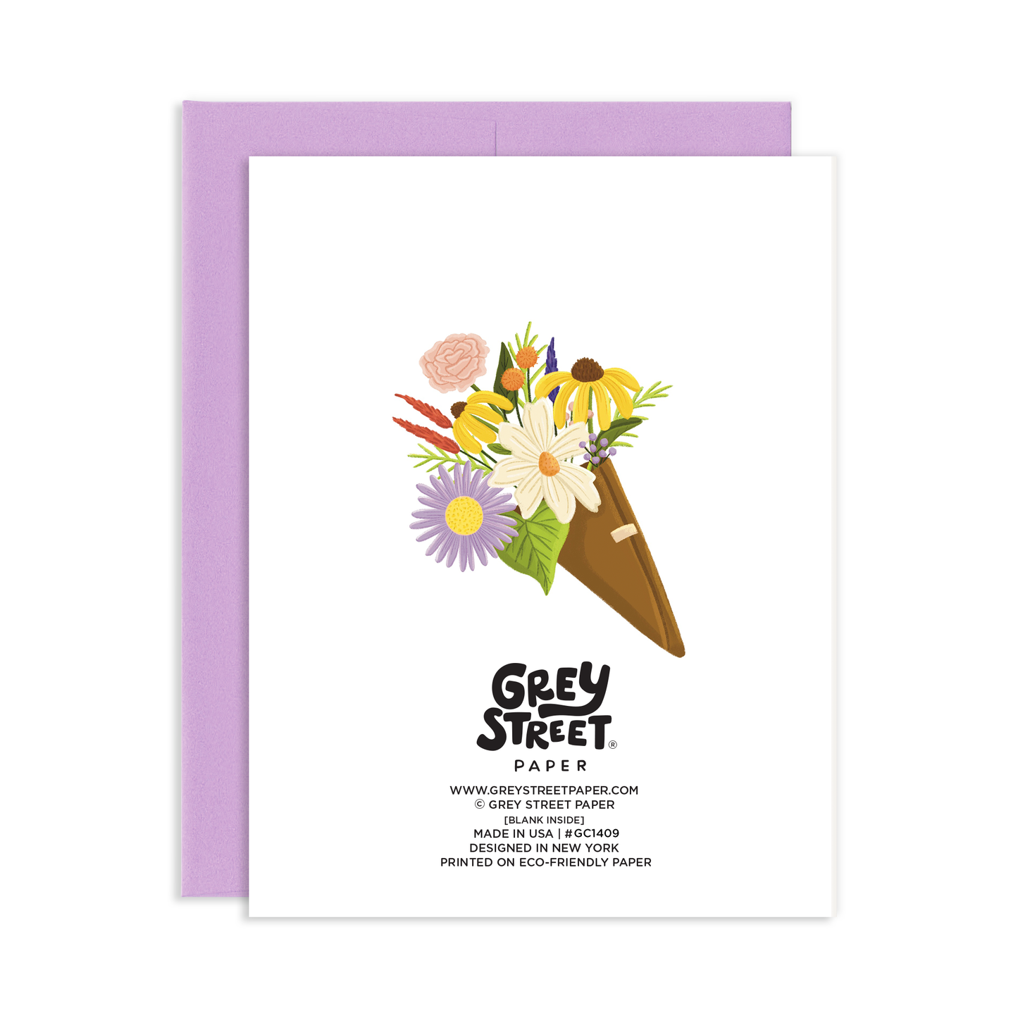 Simply The Best Flower Bouquet Mother's Day Greeting Card
