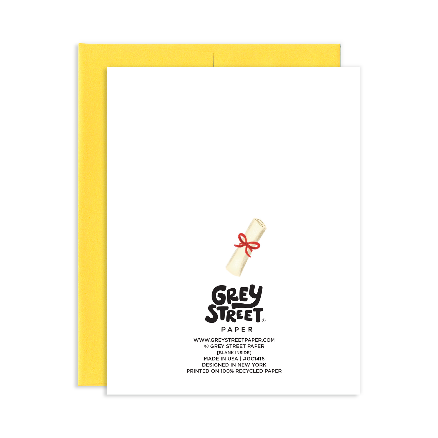 Opossum Graduation Greeting Card
