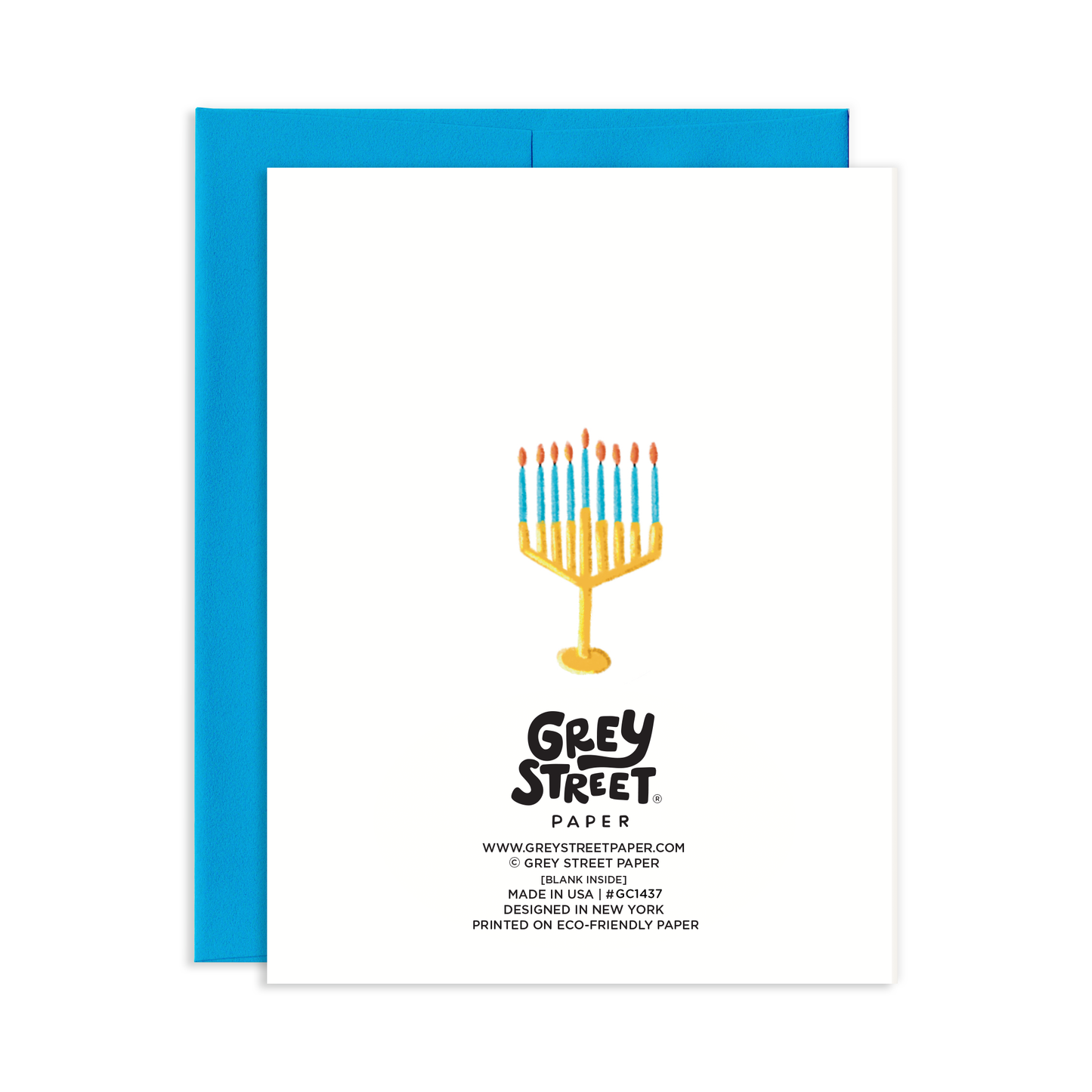 Beary Happy Hanukkah Bear Greeting Card