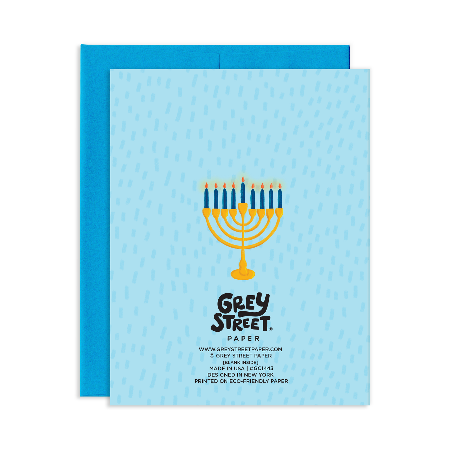 Coo Hanukkah Pigeon Greeting Card