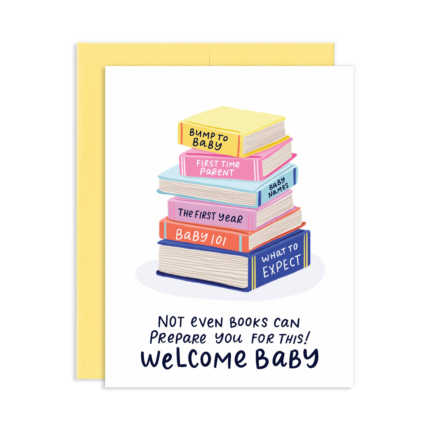 Books Can't Prepare You For This Baby Shower Greeting Card