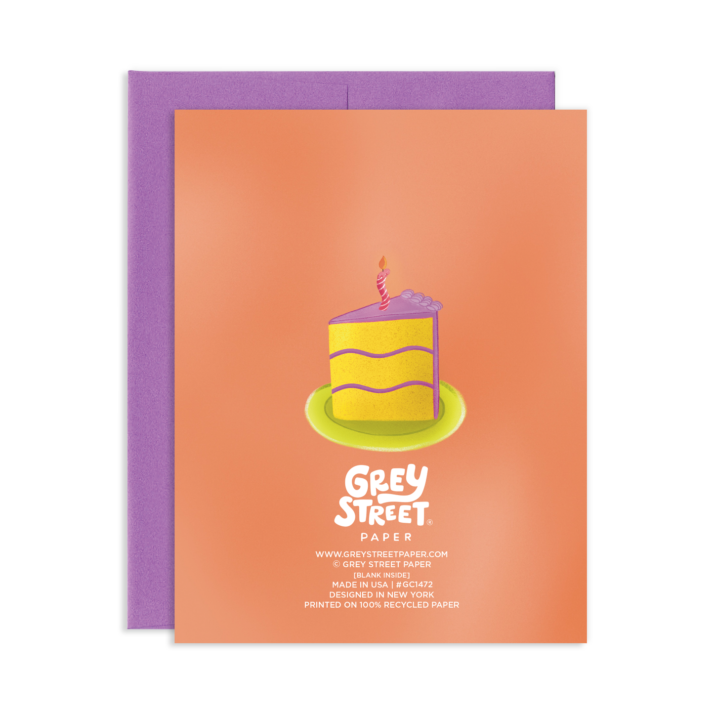 Birthday Vibes Cake Birthday Greeting Card