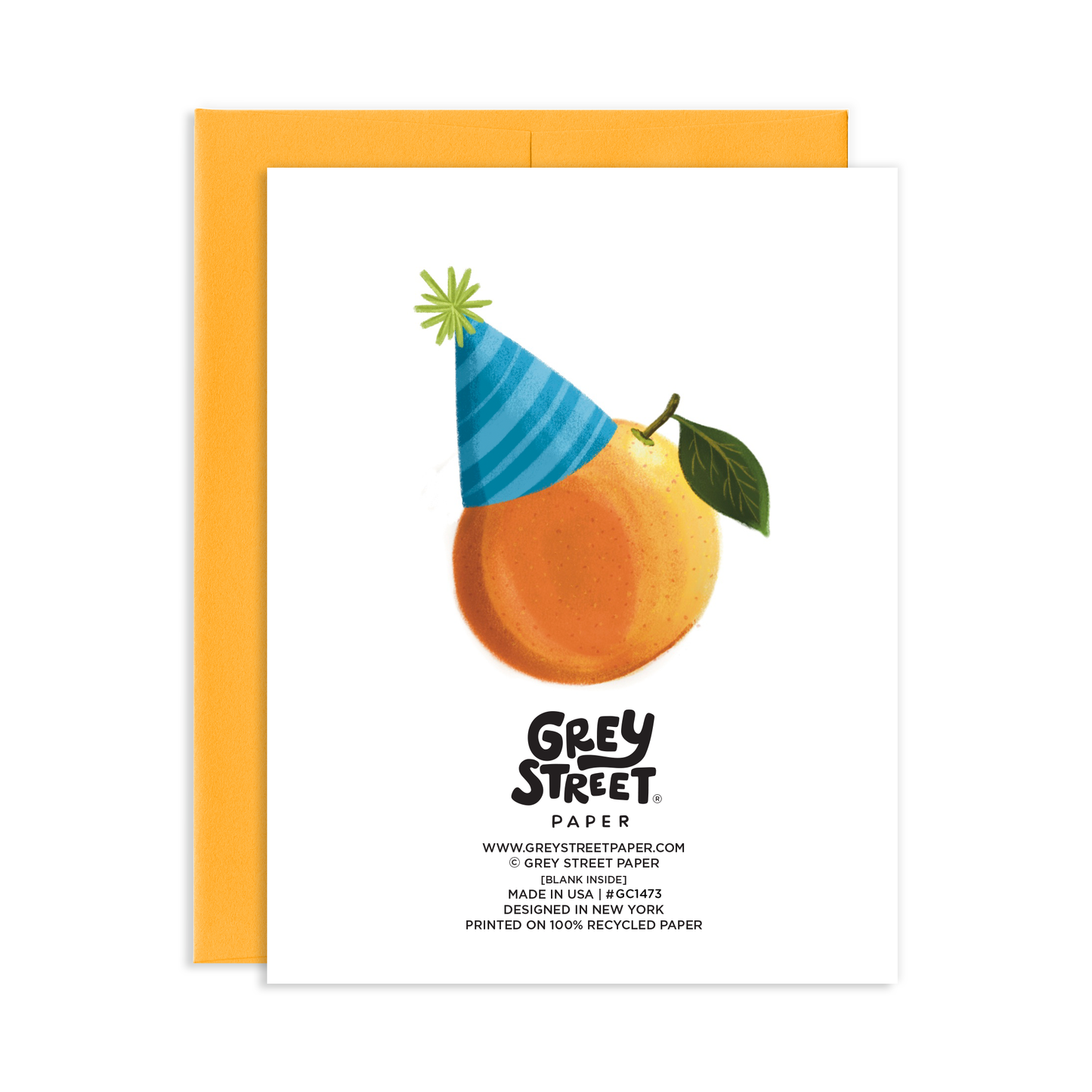 Orange You Glad It's Your Birthday Greeting Card