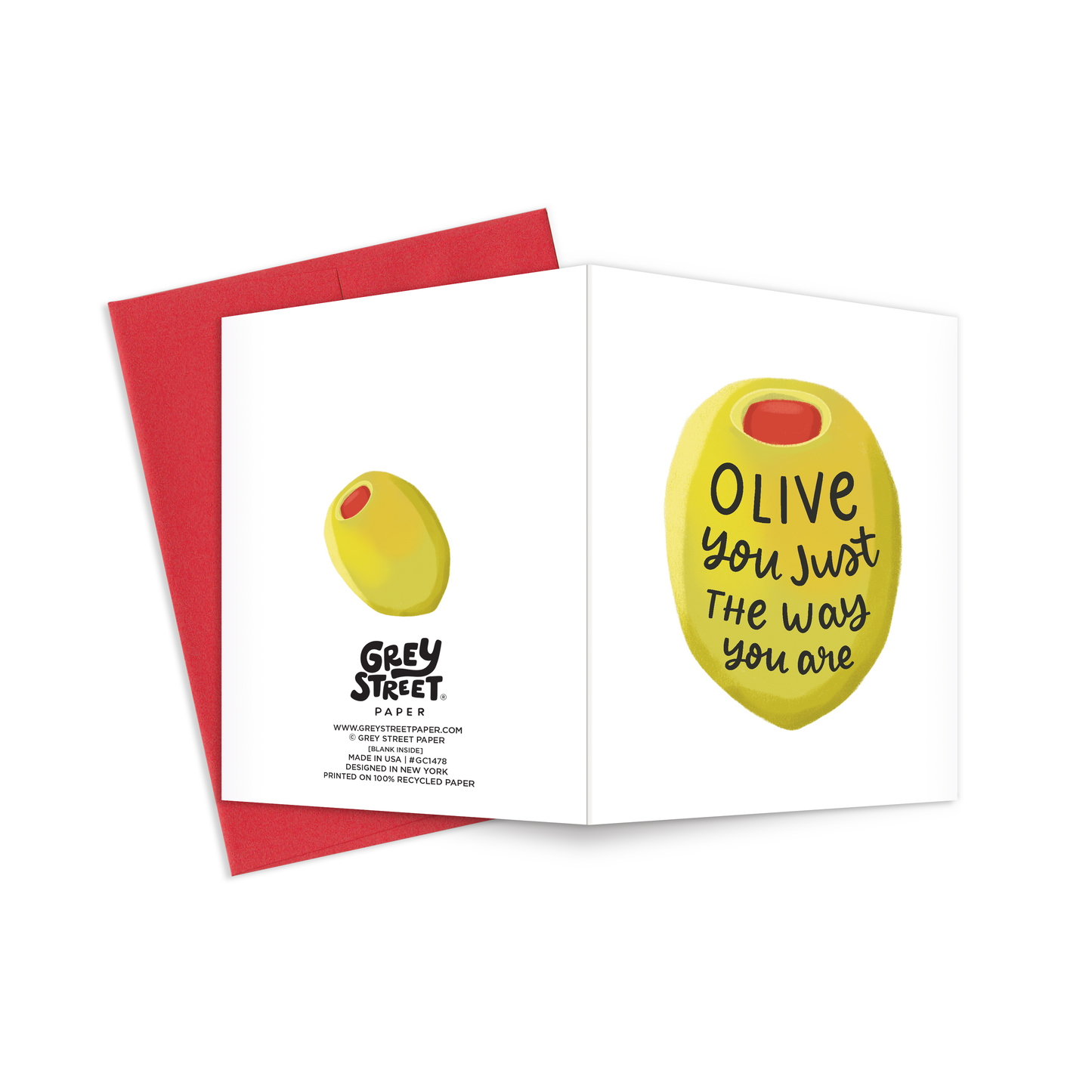 Olive You Love Greeting Card