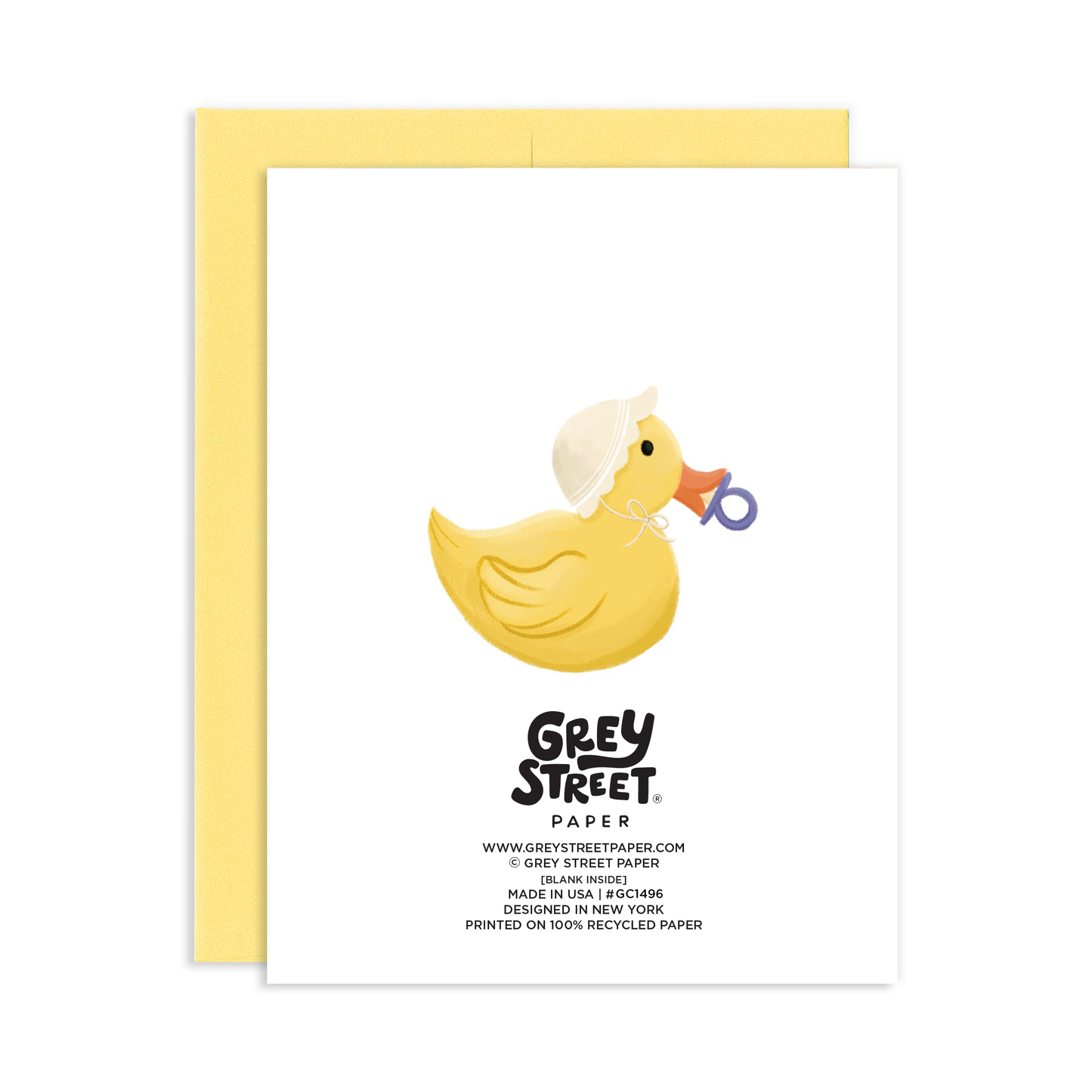 You're Having A Ducking Baby Shower Greeting Card