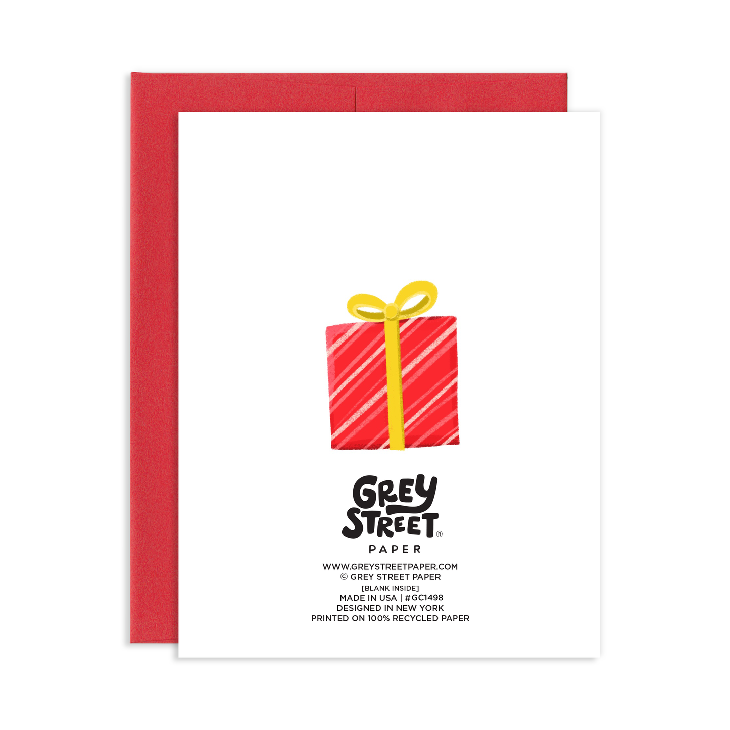 Santa Penguin Christmas Greeting Card