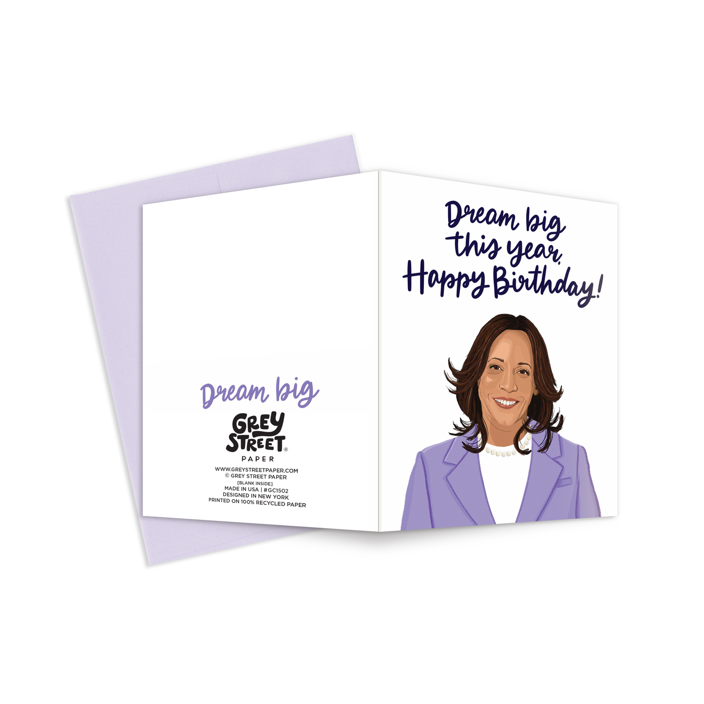 Dream Big Kamala Harris Birthday Greeting Card