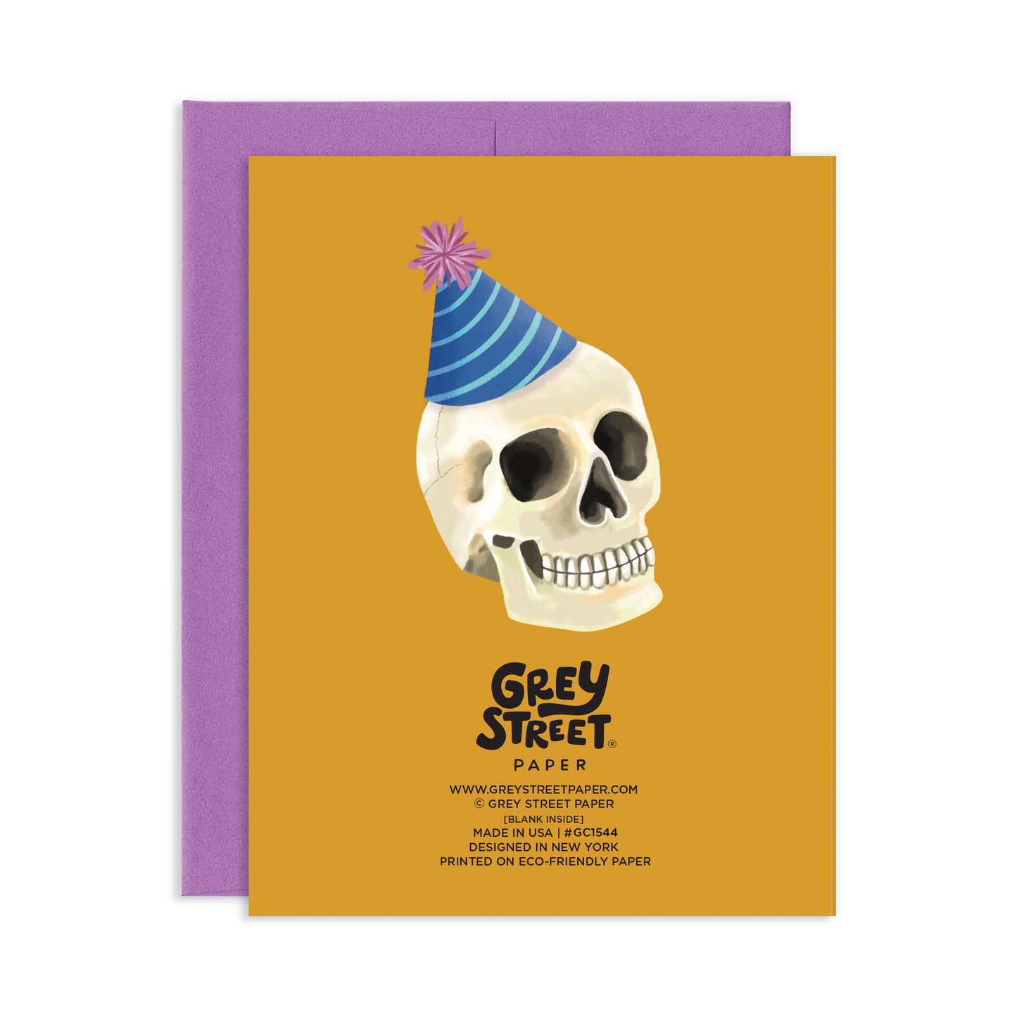 It Could Be Worse Skull Funny Birthday Greeting Card