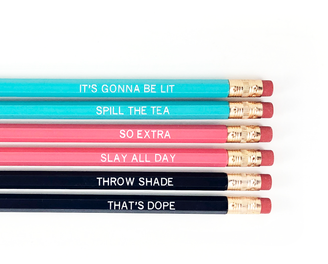 2020 Slang Pencil Set