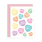 Anti-Valentines Hearts Greeting Card | Old Logo