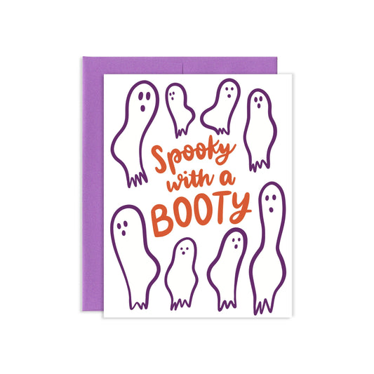 Spooky Booty Halloween Greeting Card *