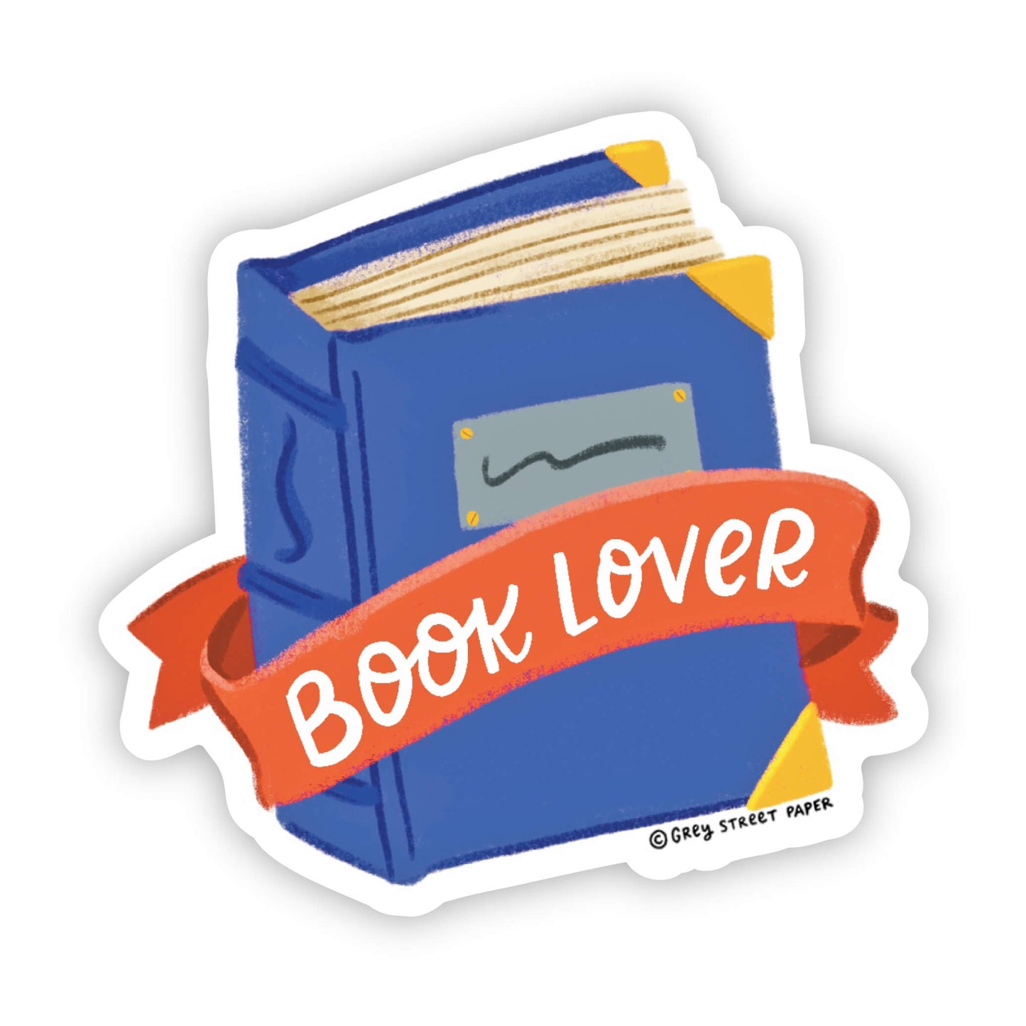 Book Lover Vinyl Sticker