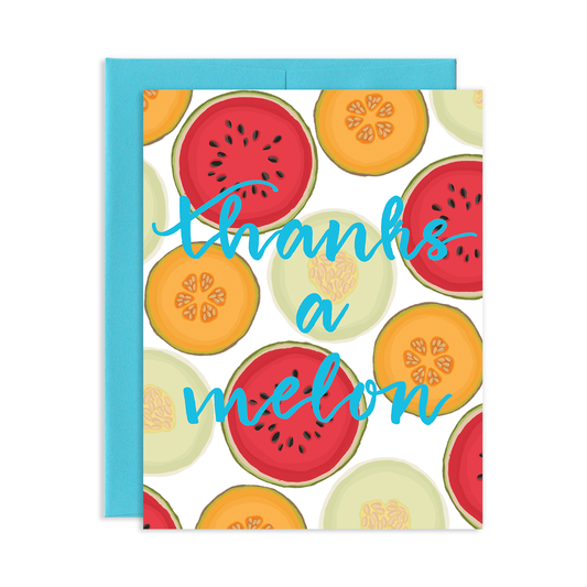 Thanks A Melon Greeting Card | Old Logo