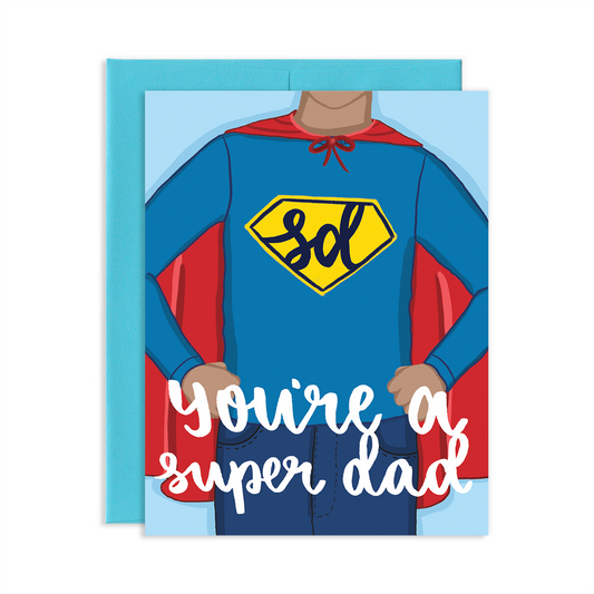 Super Dad Greeting Card | Old Logo