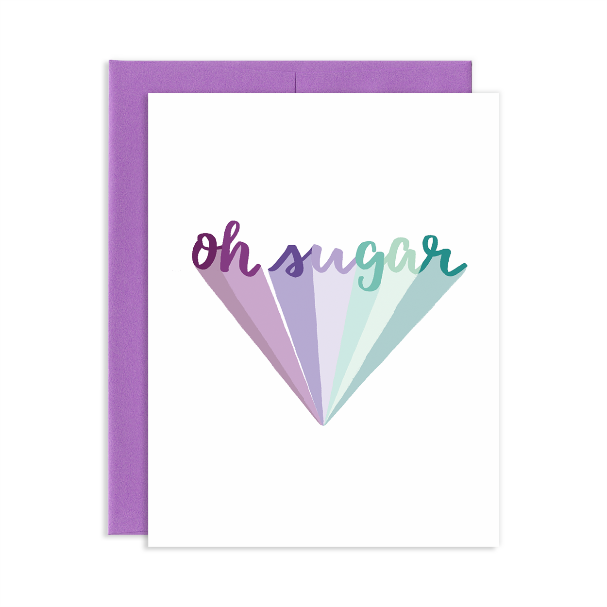 Oh Sugar Greeting Card | Old Logo
