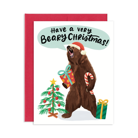 Beary Christmas Greeting Card