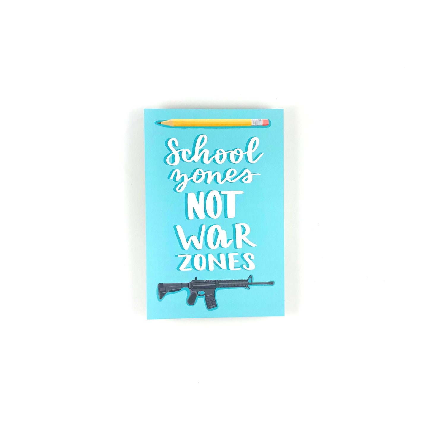 School Zones Not War Zones Protest Postcard