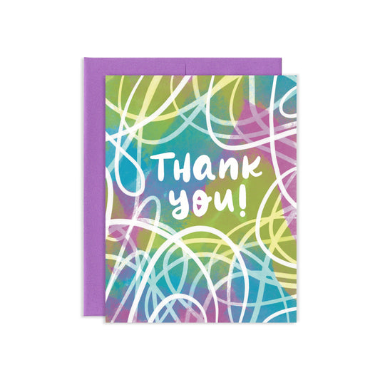 Thank You Paint Greeting Card | Old Logo