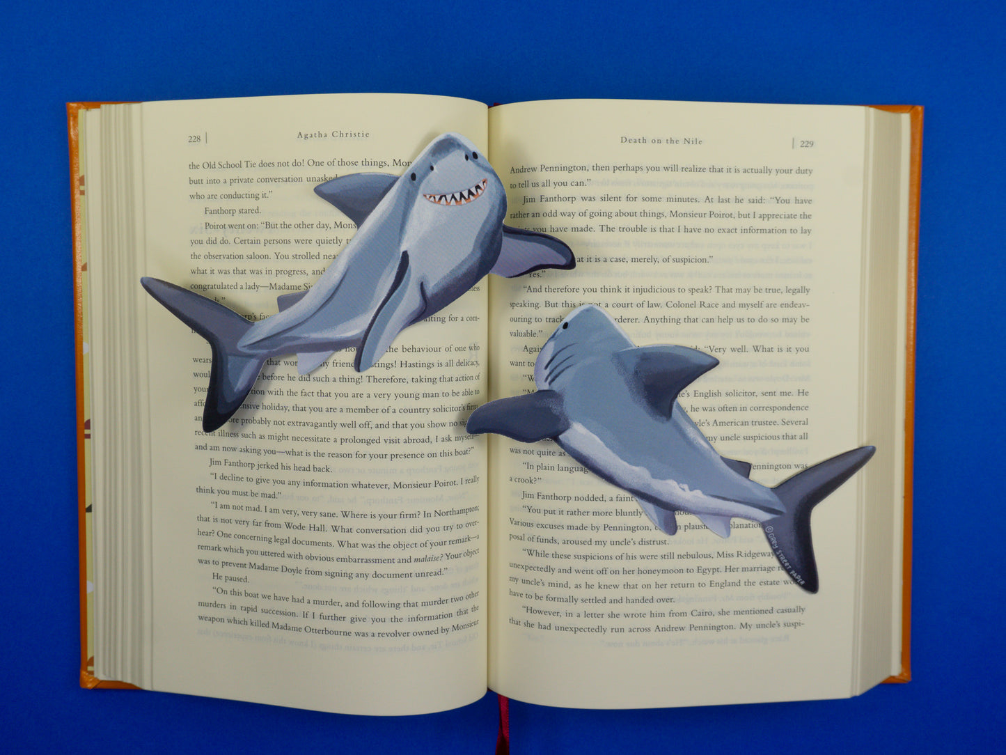 Shark Die-Cut Bookmark