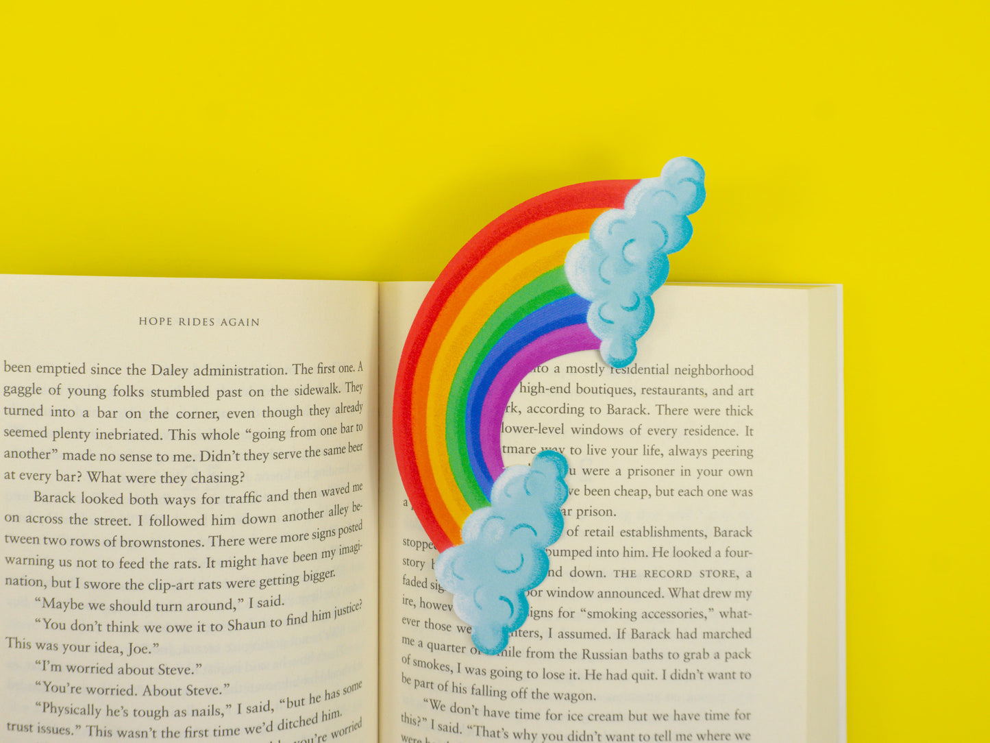 Rainbow Die-Cut Bookmark