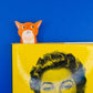 Orange Cat Die-Cut Bookmark