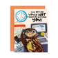 Owl Office Professional Greeting Card | Old Logo