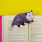 Opossum Die-Cut Bookmark