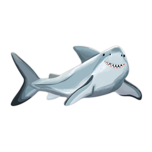 Shark Die-Cut Bookmark