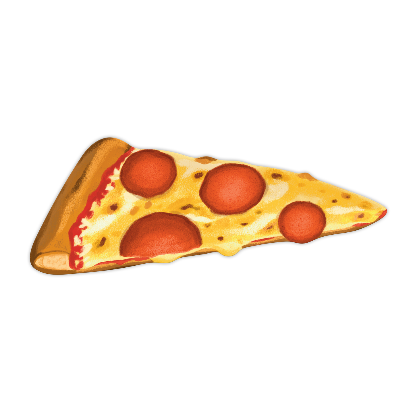 Pizza Die-Cut Bookmark