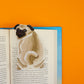 Pug Dog Die-Cut Bookmark