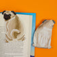 Pug Dog Die-Cut Bookmark