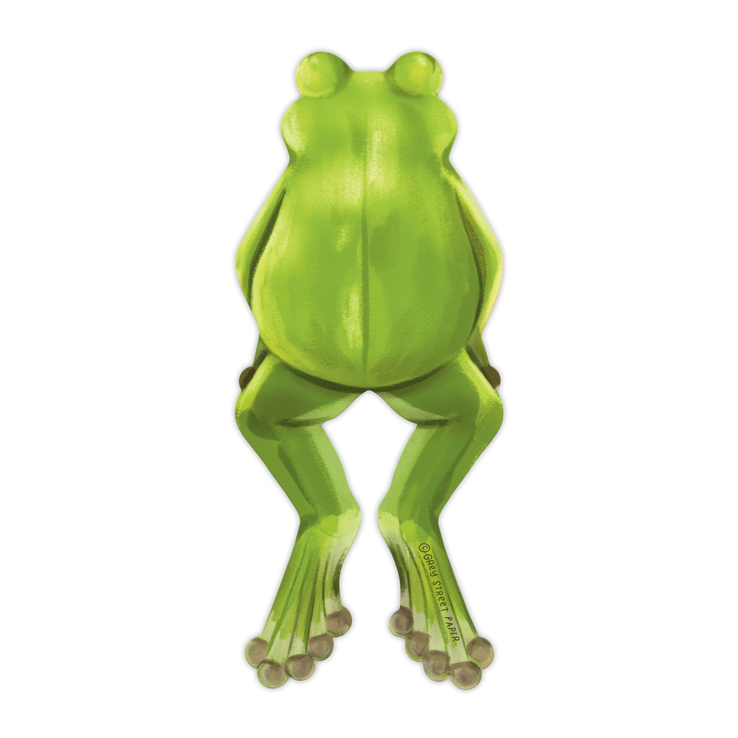 Frog Die-Cut Bookmark