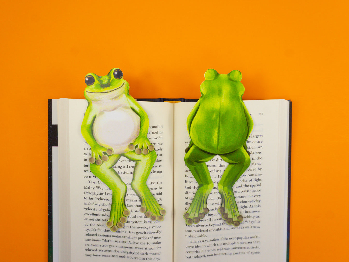 Frog Die-Cut Bookmark