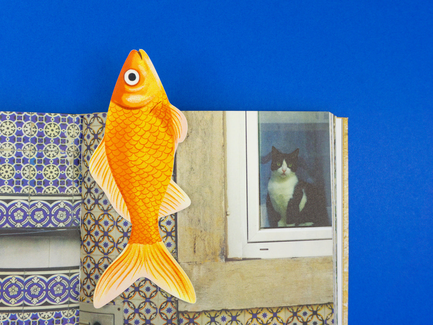 Goldfish Die-Cut Bookmark