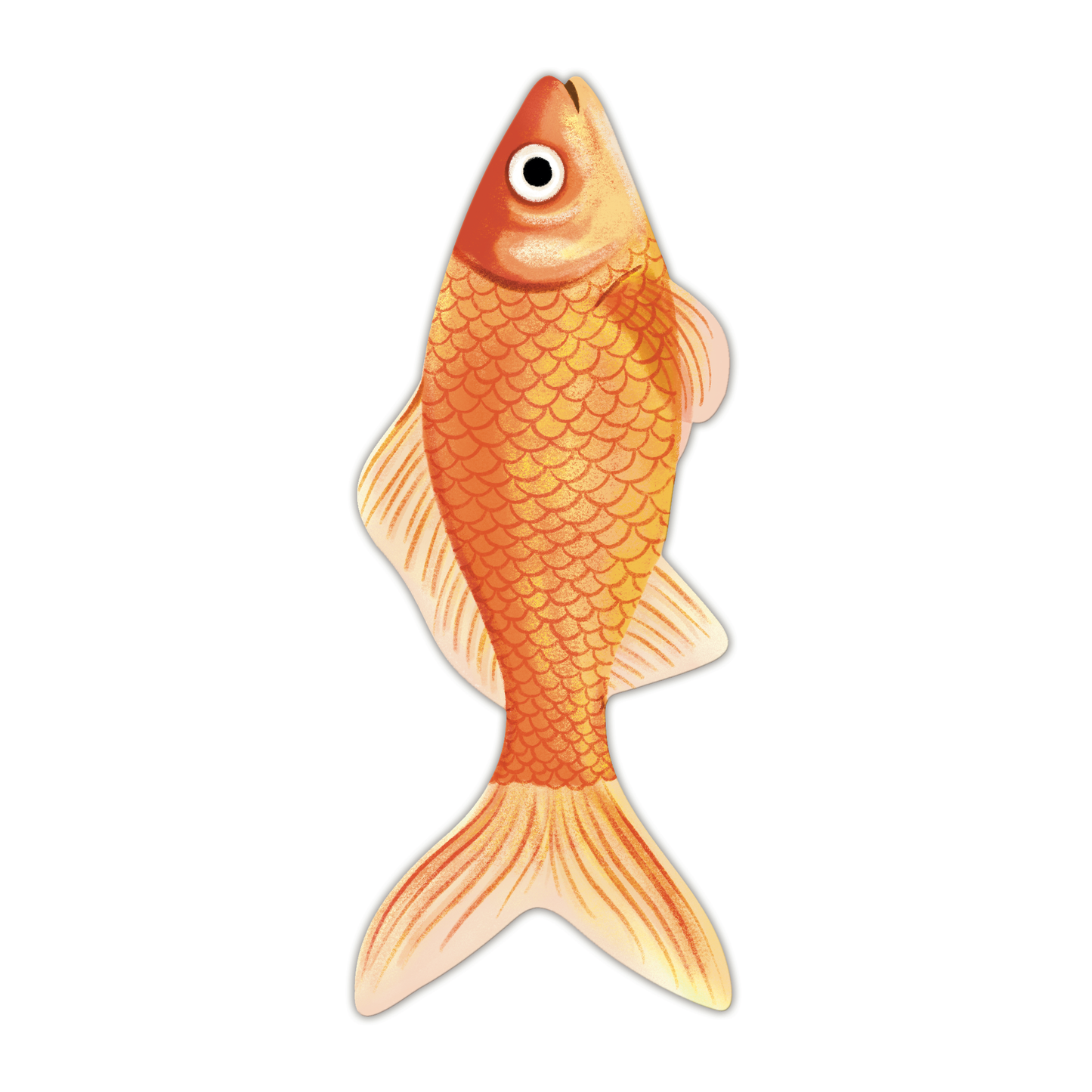 Goldfish Die-Cut Bookmark