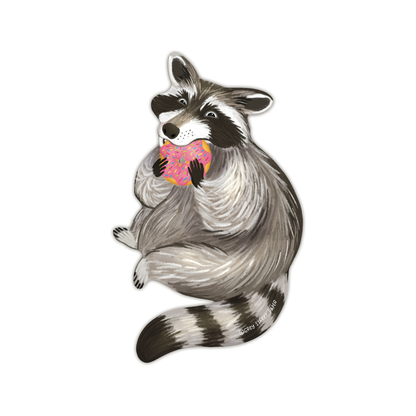 Raccoon Die-Cut Bookmark