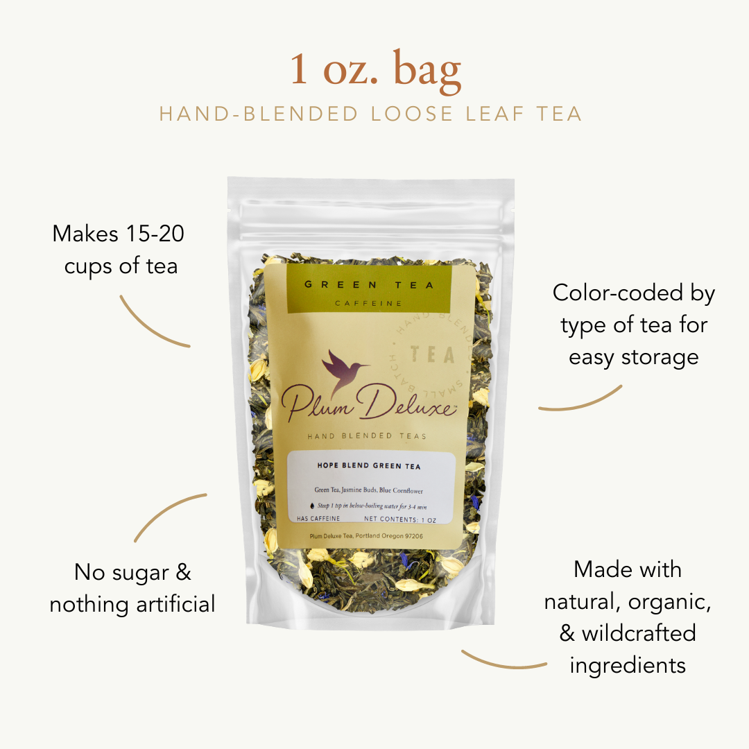 Chocolate Hazelnut Herbal Loose Leaf Dessert Tea: 1 oz