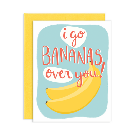 Bananas For You Greeting Card | Old Logo